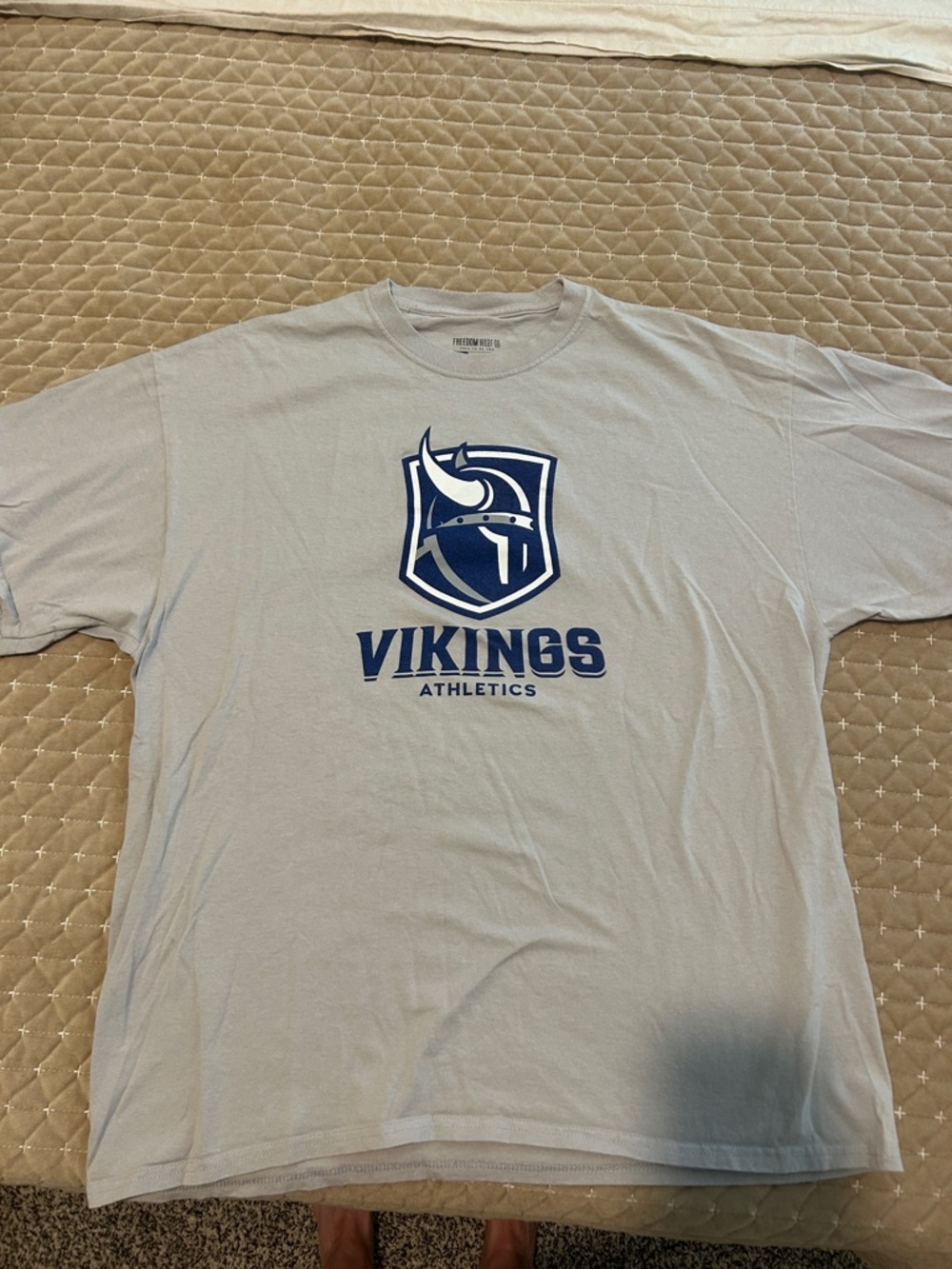 Short Sleeve Tee - Light Gray/Blue